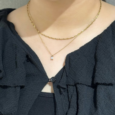 Square zirconia styling