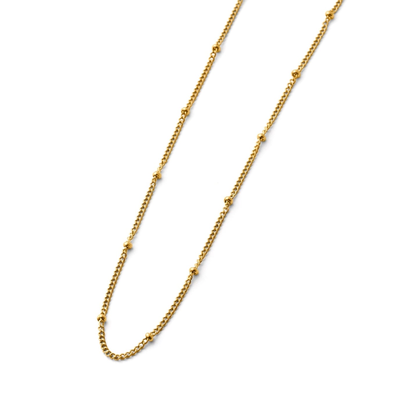 Dot chain necklace(rne0074g)
