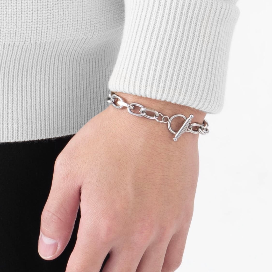 Cut cable chain bracelet(cbr0006s)