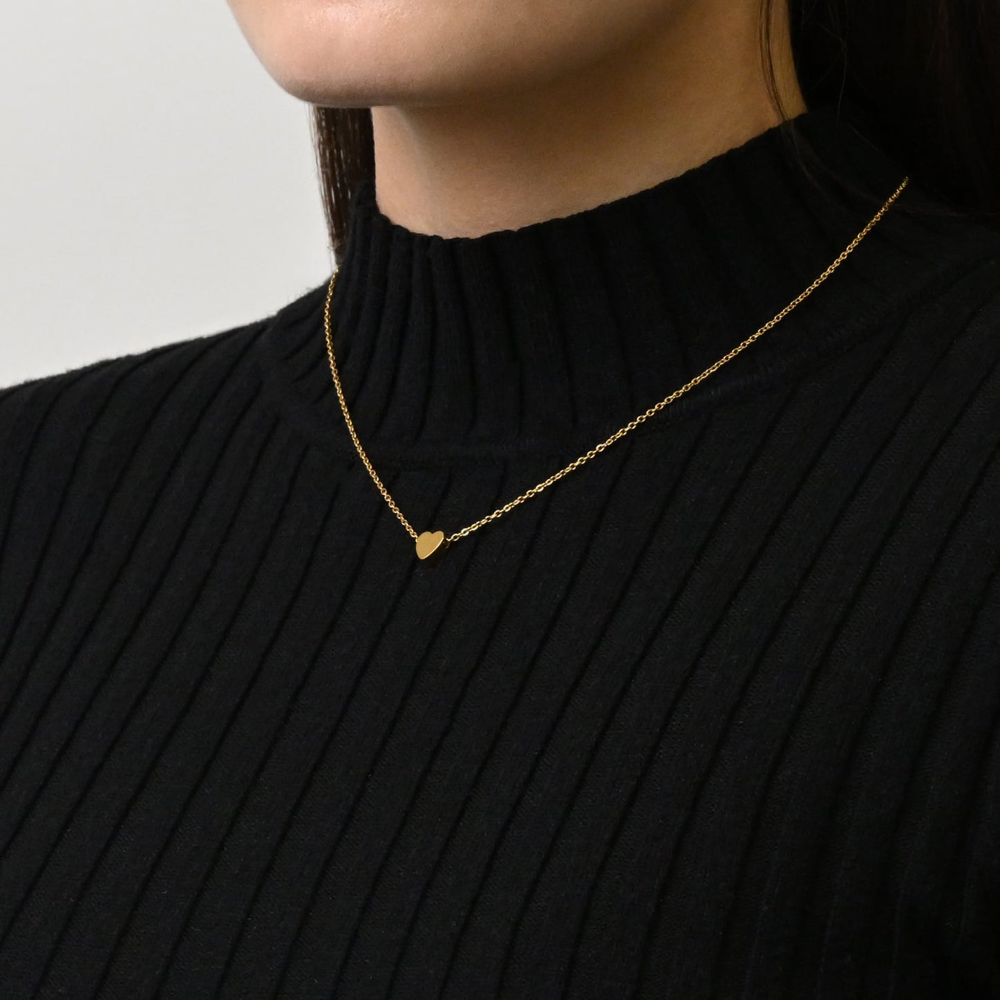 Tiny heart necklace(rne0058g)