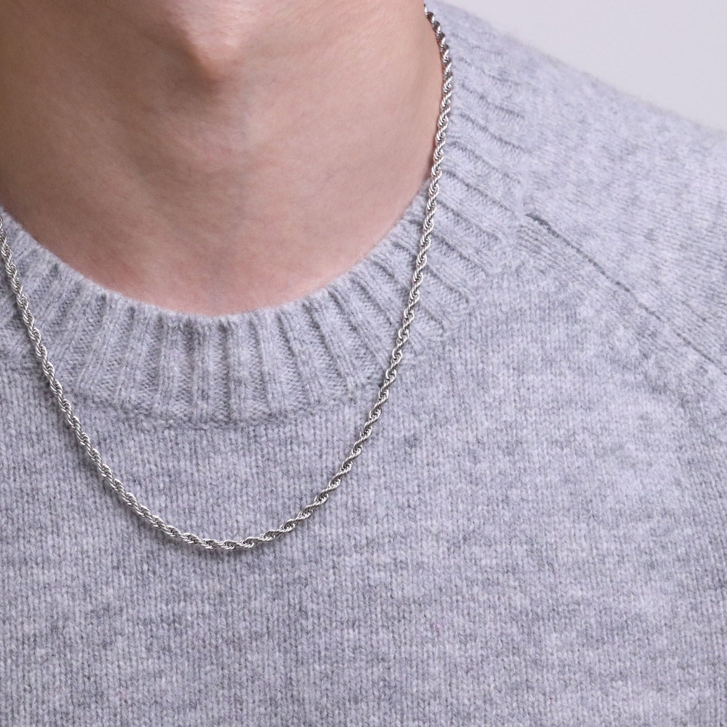 Rope chain necklace(cne0064s)