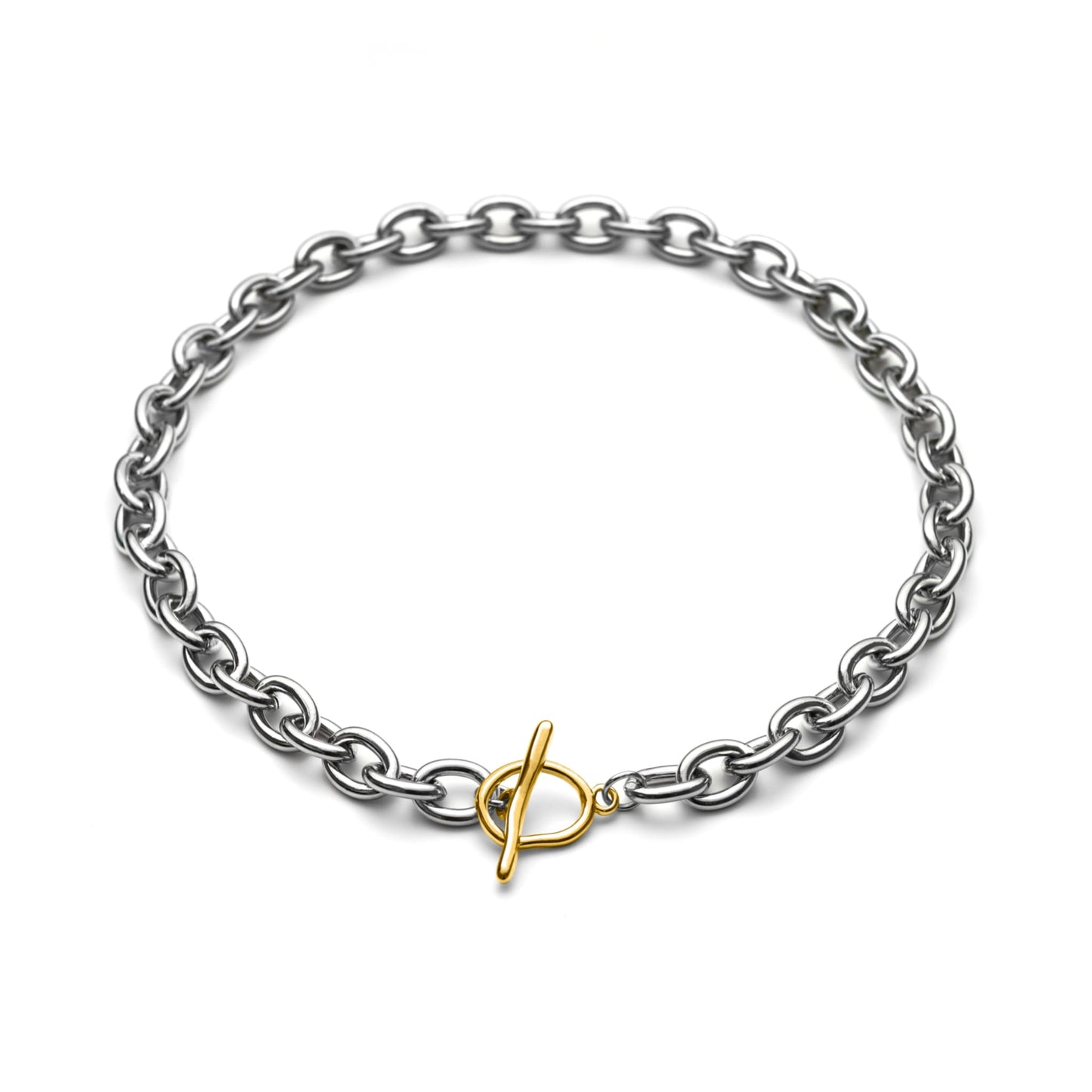 Unique cable chain necklace(cne0099b)