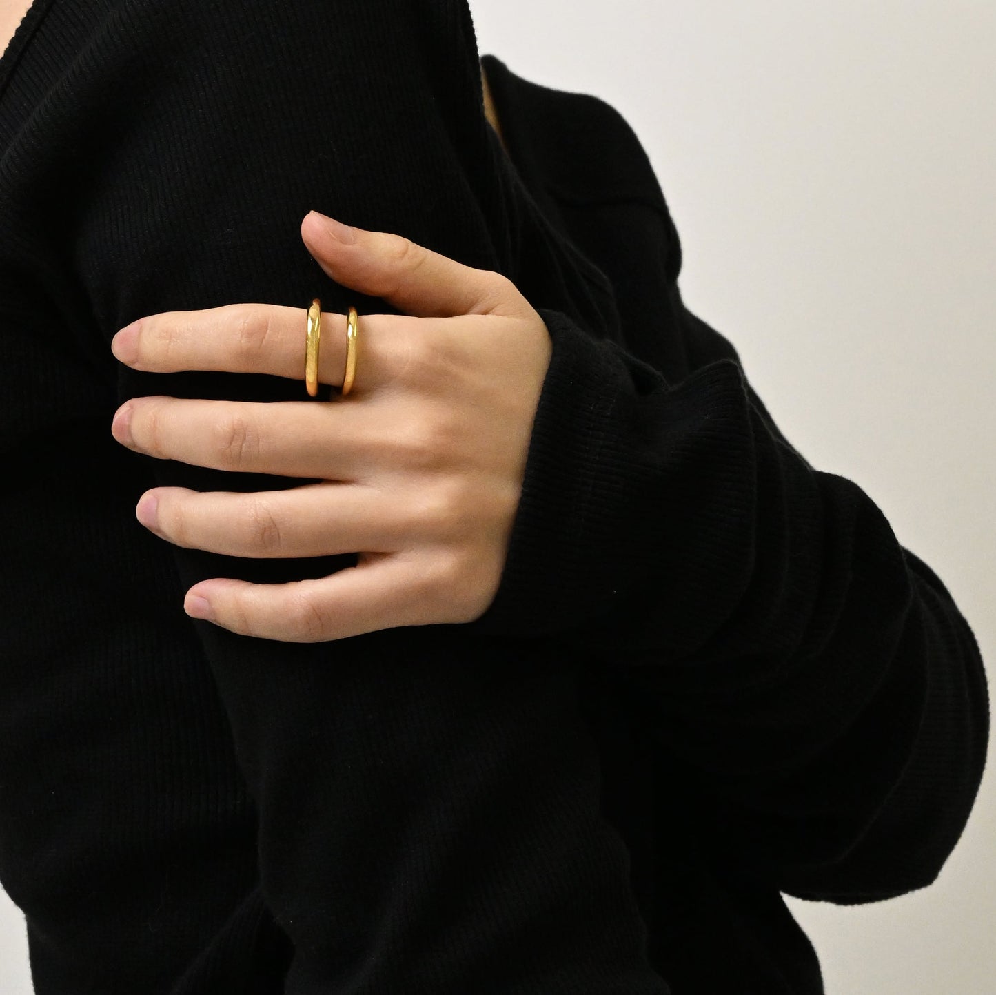 Middle open thin ring(rri0073g)