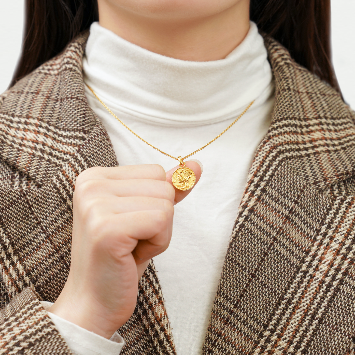 Hawaiian liberty coin necklace(Hne0003g)