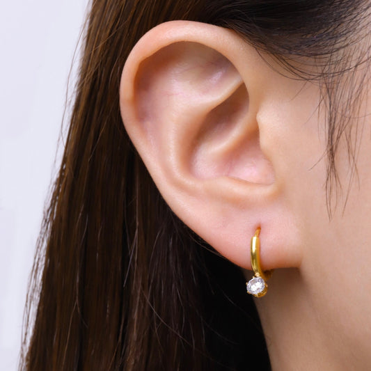 Cz small hoop pierce(rpi0032g)