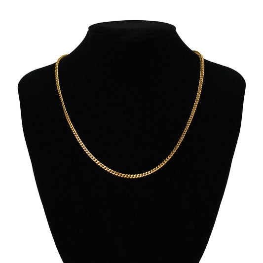 Square link chain necklace(cne0087g)