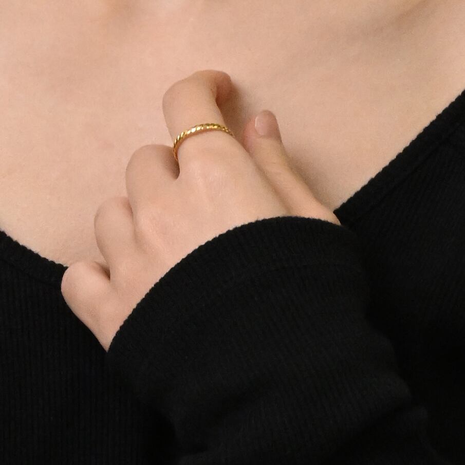 Weave open ring(rri0085g)