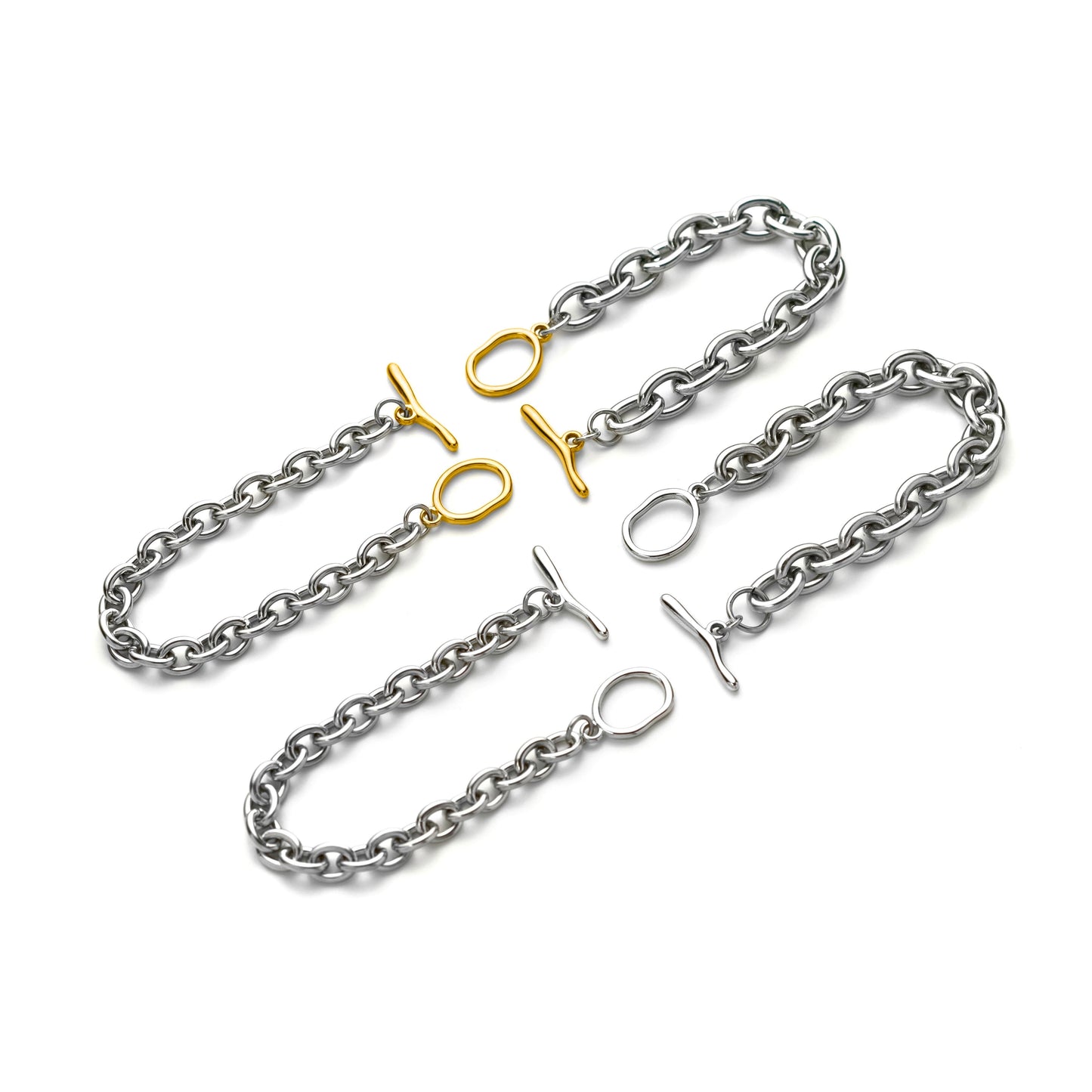 Unique cable chain bracelet(cbr0033b)