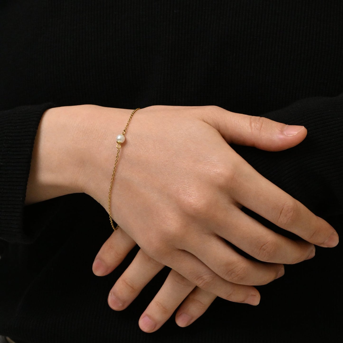 Single pearl bracelet(rbr0025g)