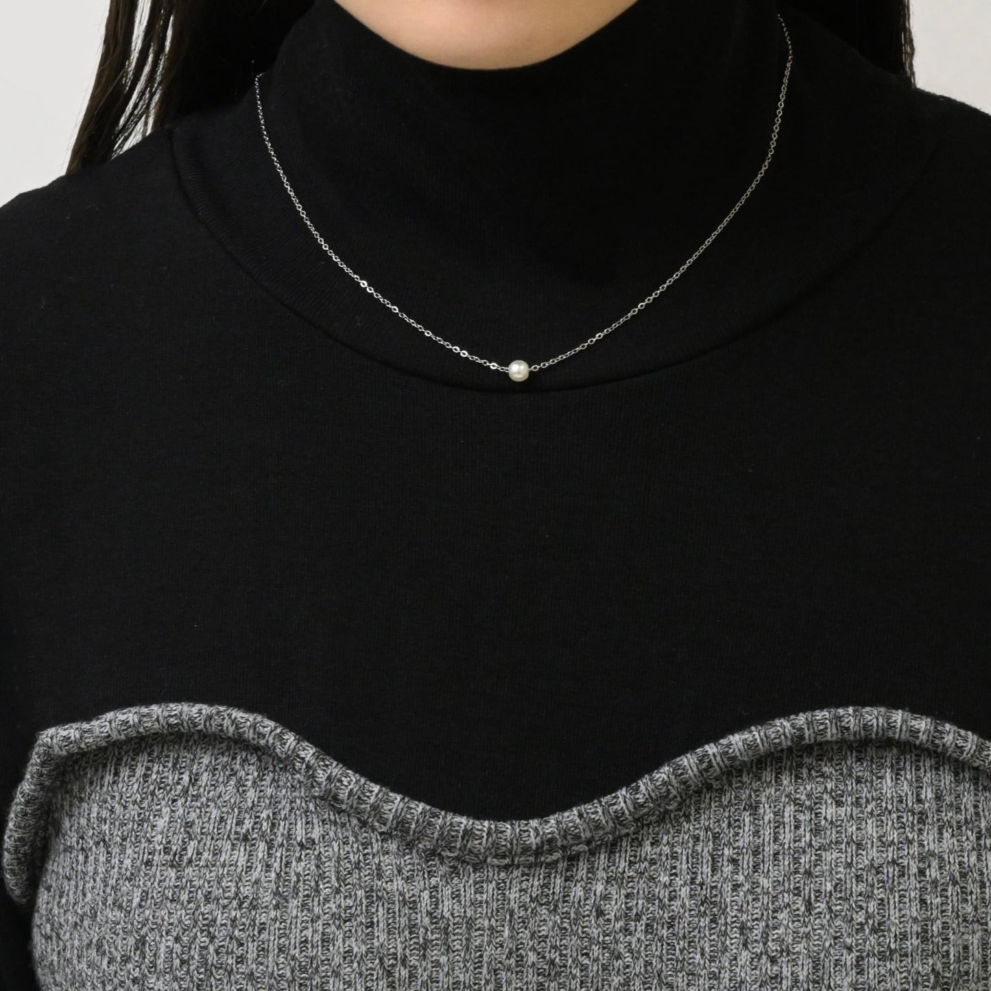 Single pearl necklace(rne0065s)