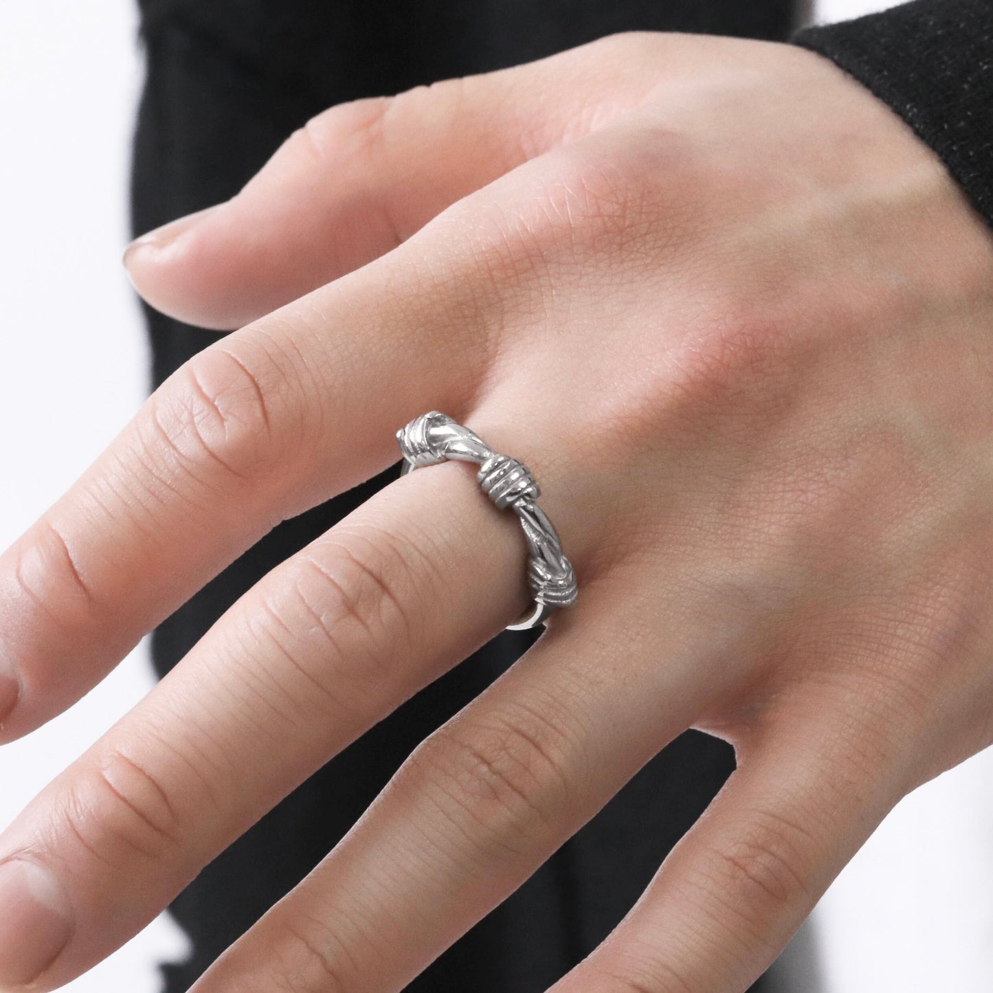 Three knot ring(cri0094s)