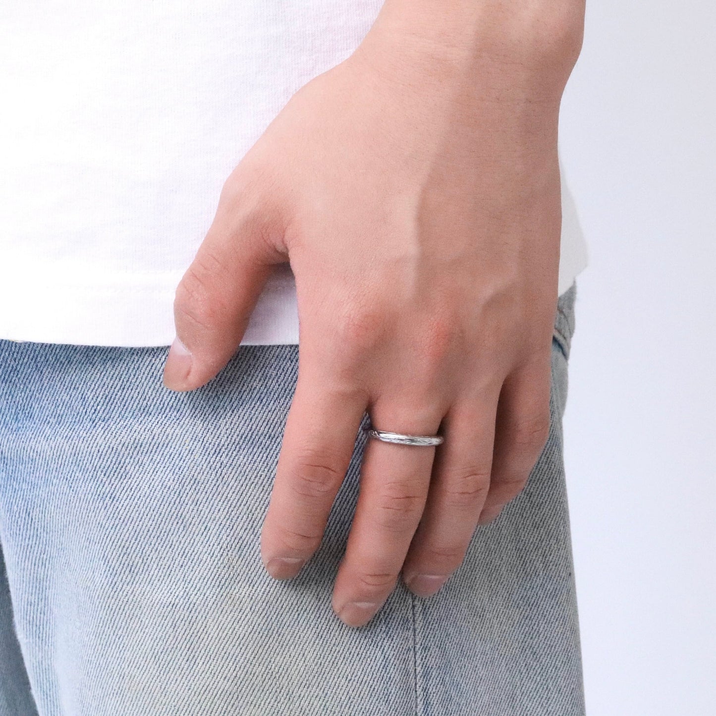 Hawaiian plumeria round ring(Hri0008s)