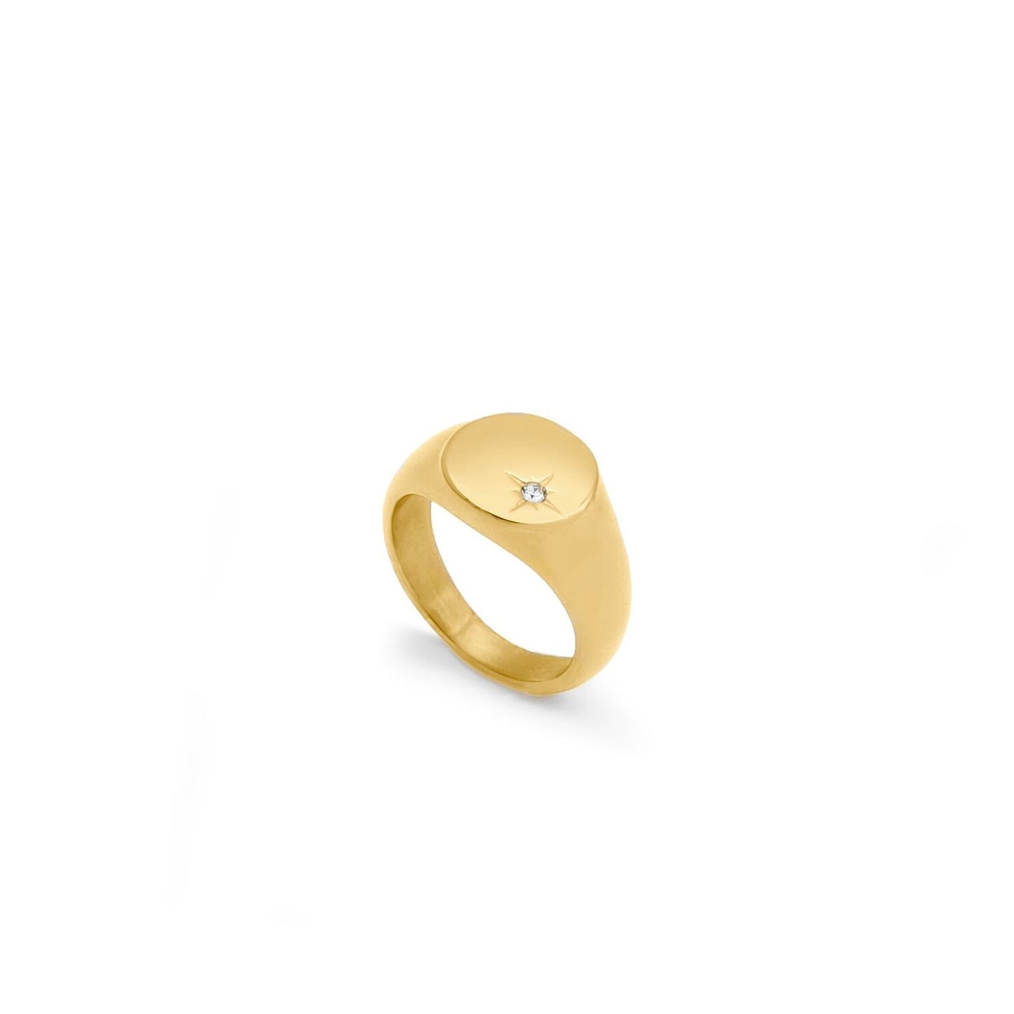 Sun cz signet ring(rri0032g)