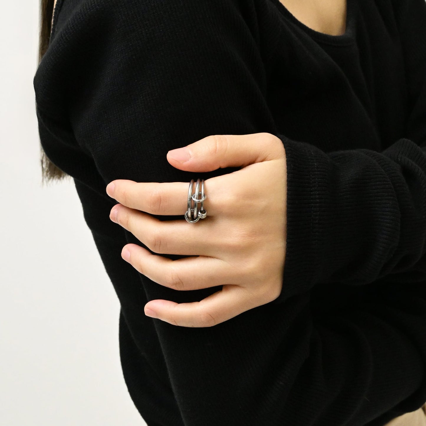 Triple finger ring(rri0059s)