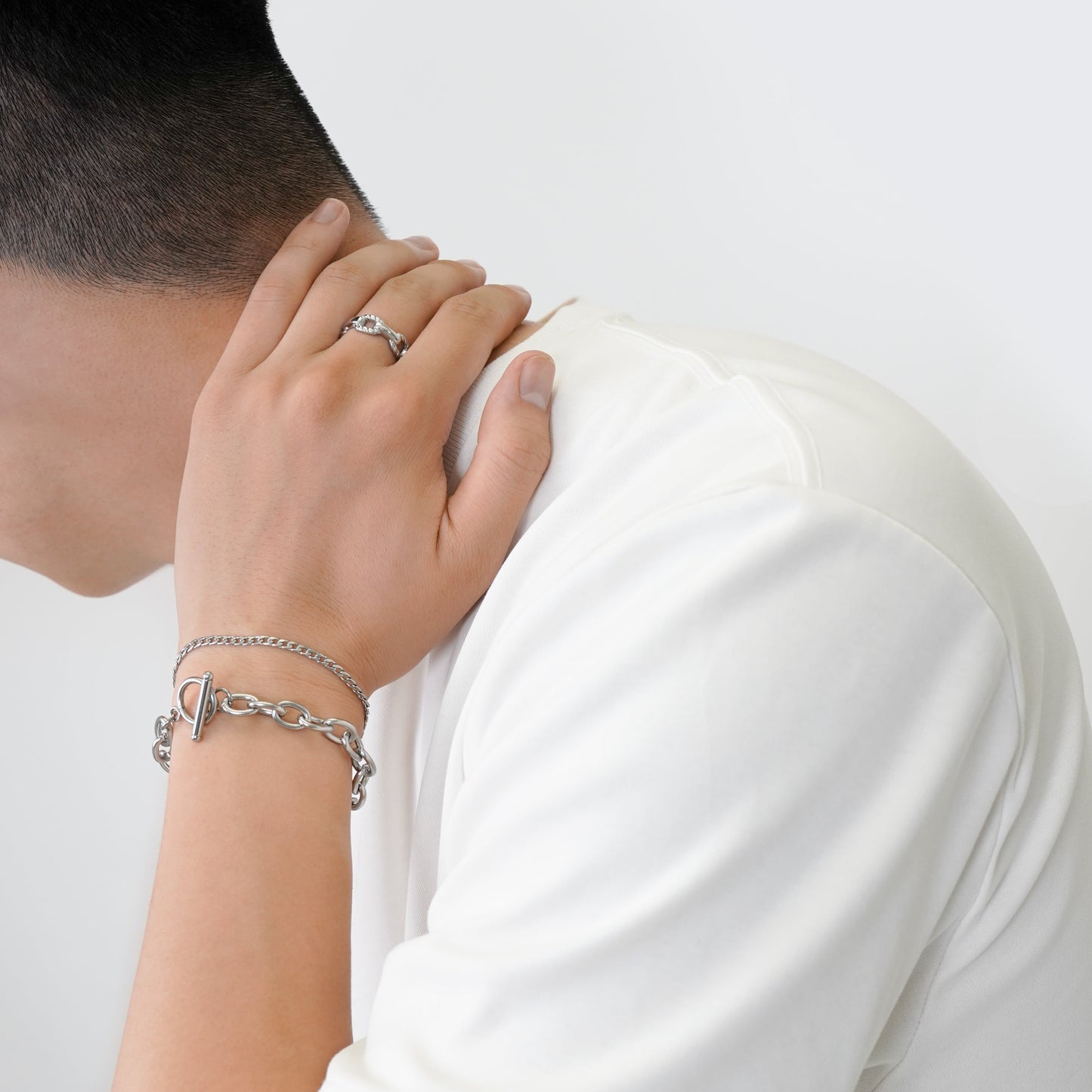 Figaro chain bracelet(cbr0009s)