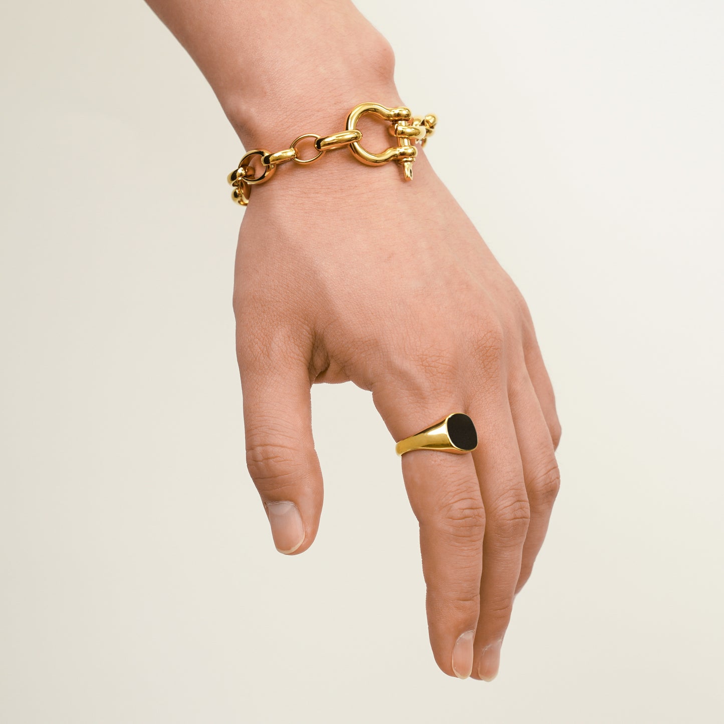 U lock chain bracelet(cbr0034g)