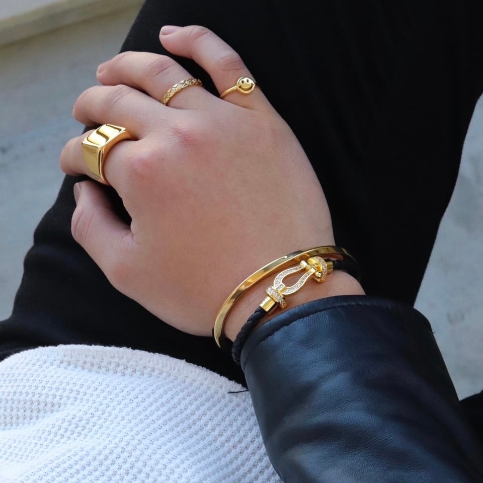 Square signet ring(cri0043g)