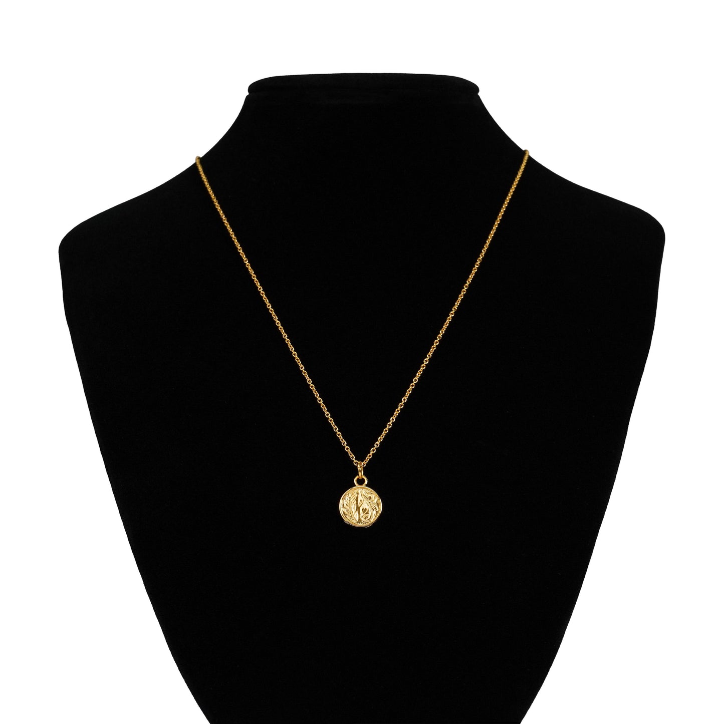 Hawaiian scroll circle necklace(Hne0011g)