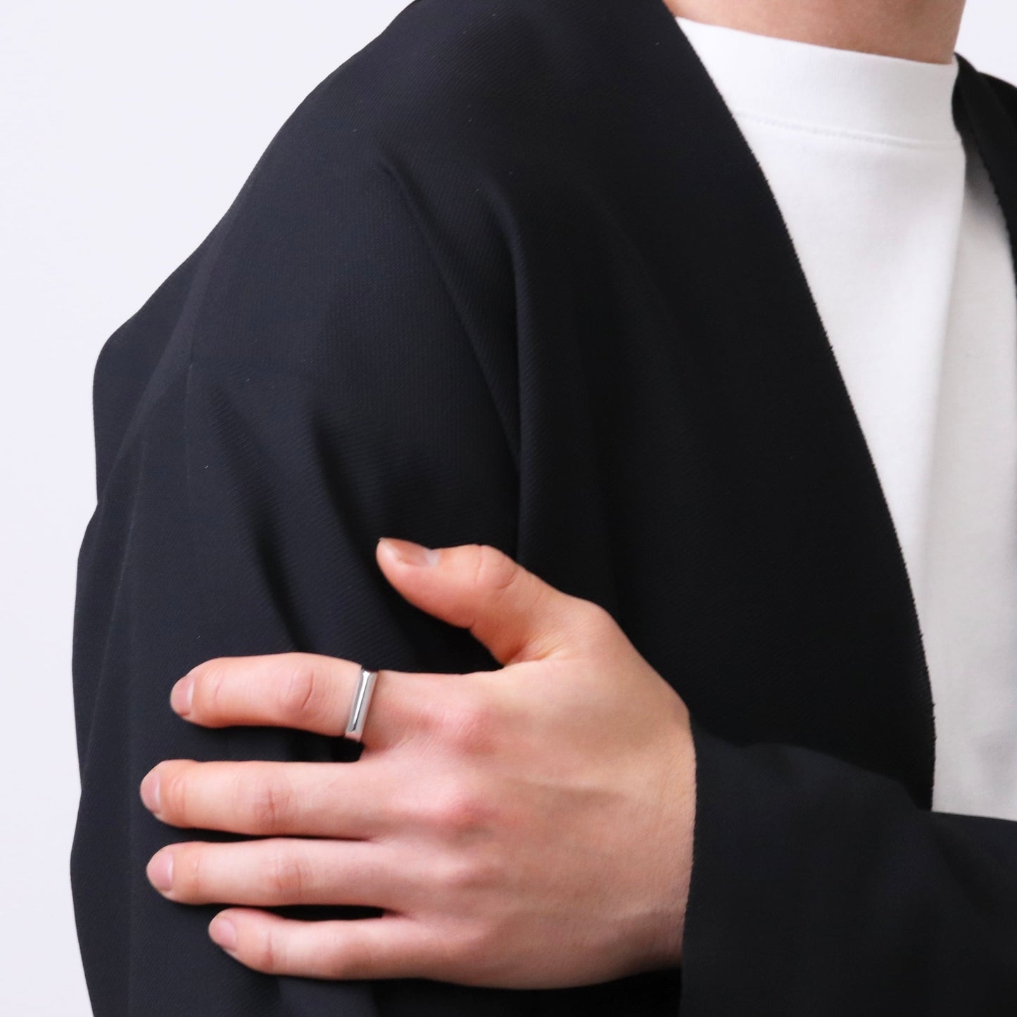 Pointed signet ring(cri0077s)