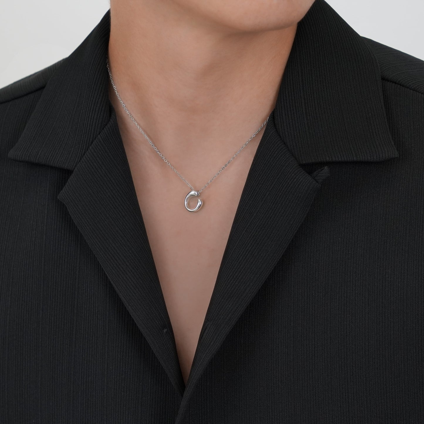 Drop open necklace(cne0080s)