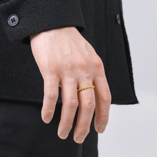 Round rope chain ring(cri0095g)