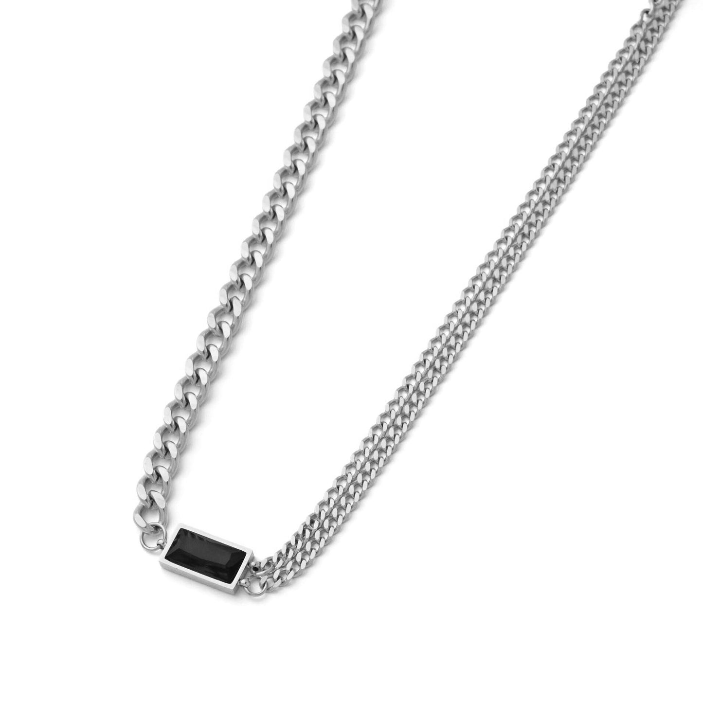 Double chain necklace(rne0010s)