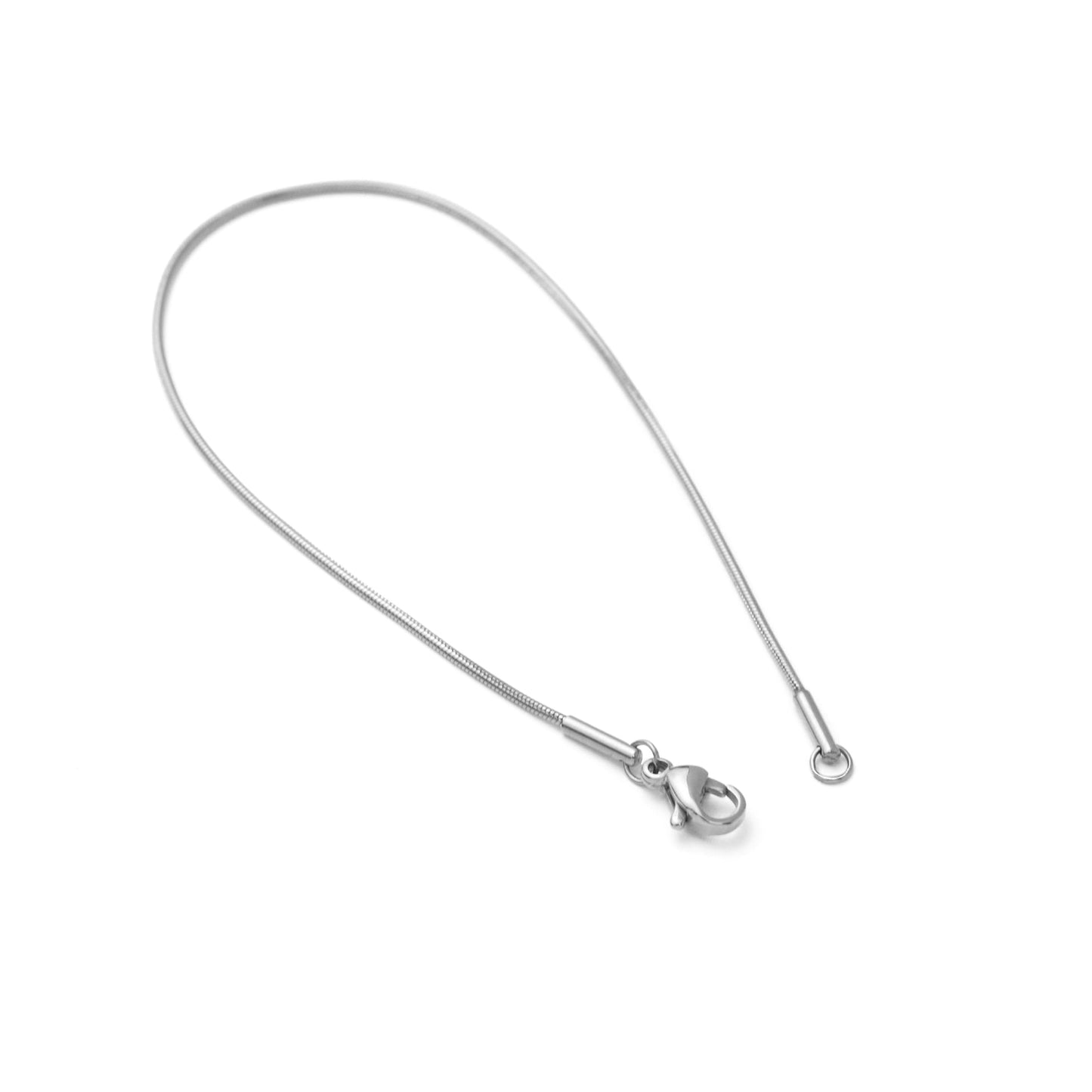Round snake slim chain bracelet(cbr0031s)