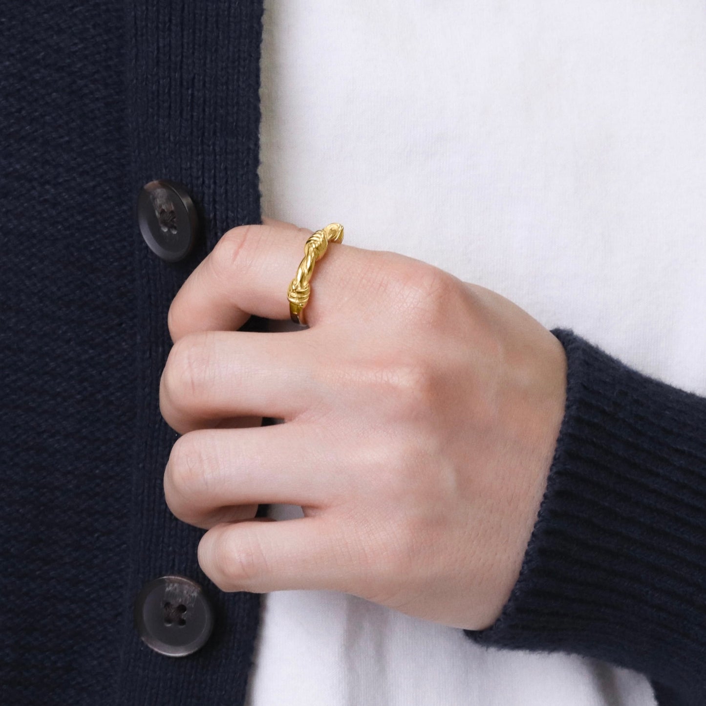 Three knot ring(cri0093g)