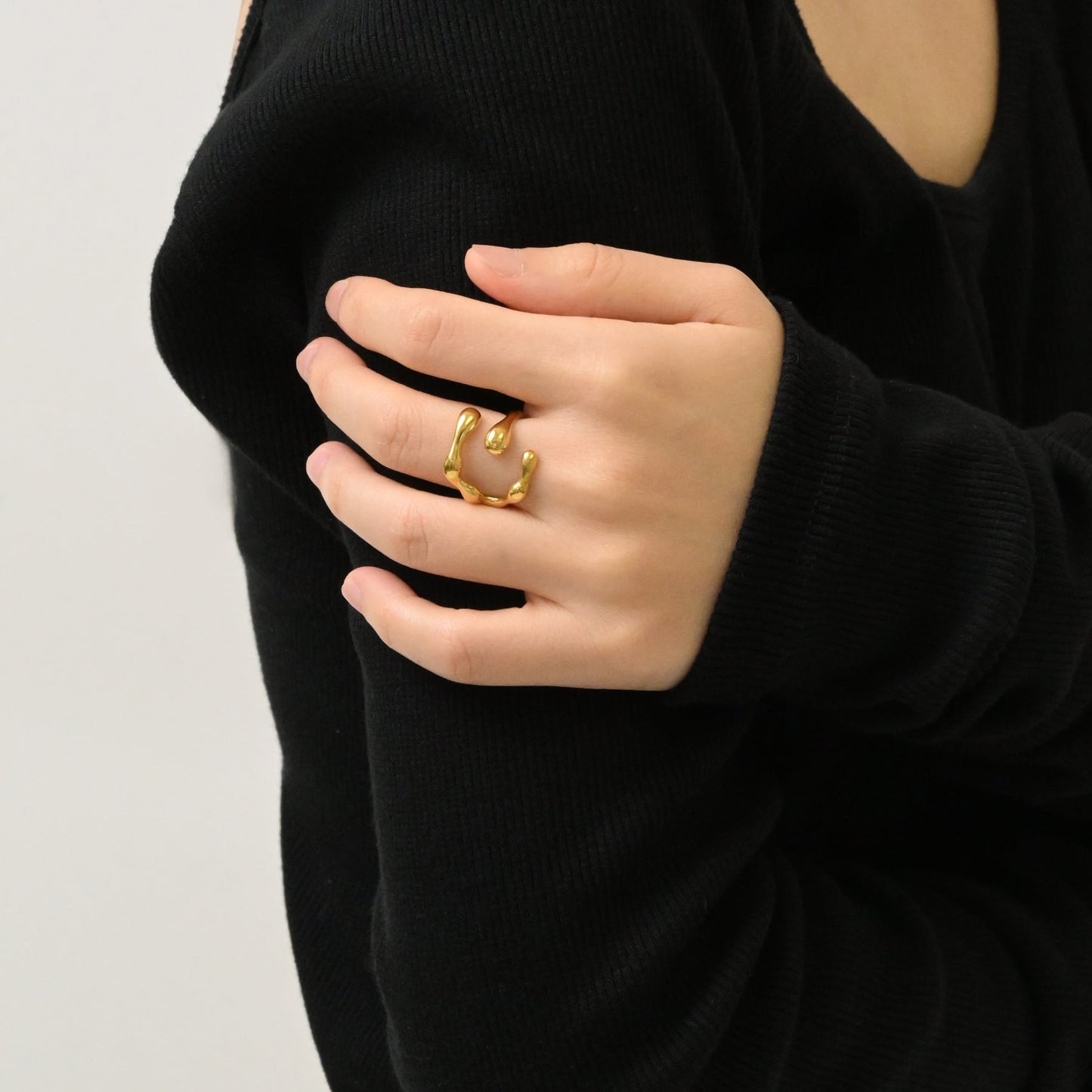 Bubbly open ring(rri0061g)