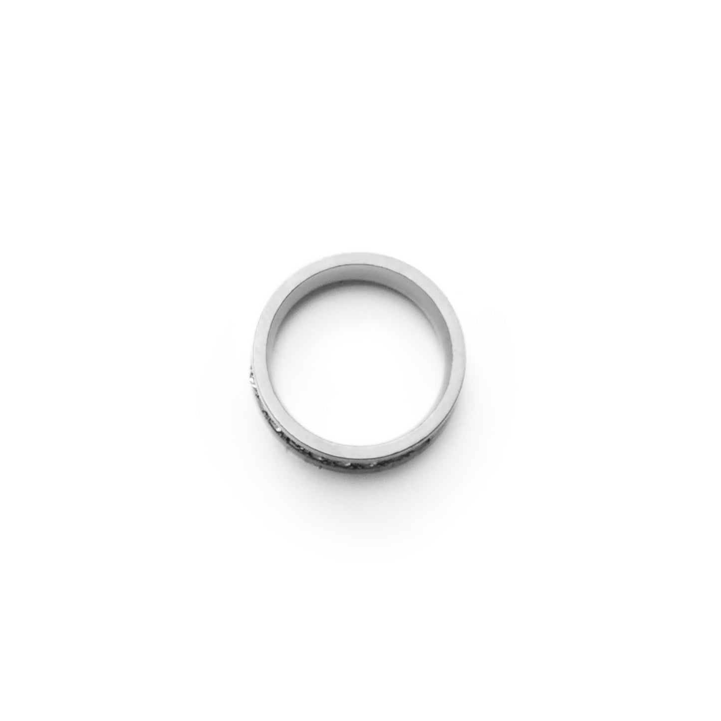 Cz half eternity ring (rri0113s)