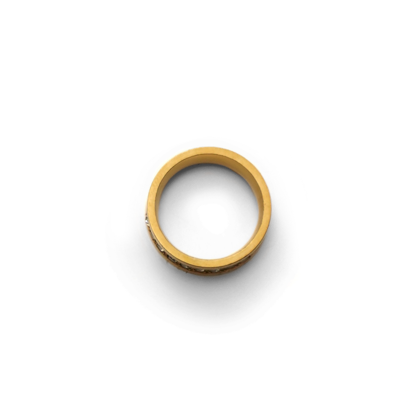 Cz half eternity ring (rri0112g)