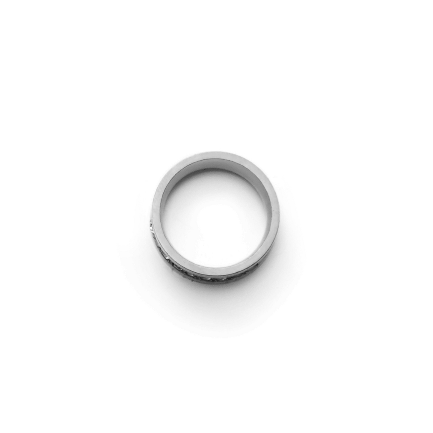 Cz half eternity ring (rri0113s)