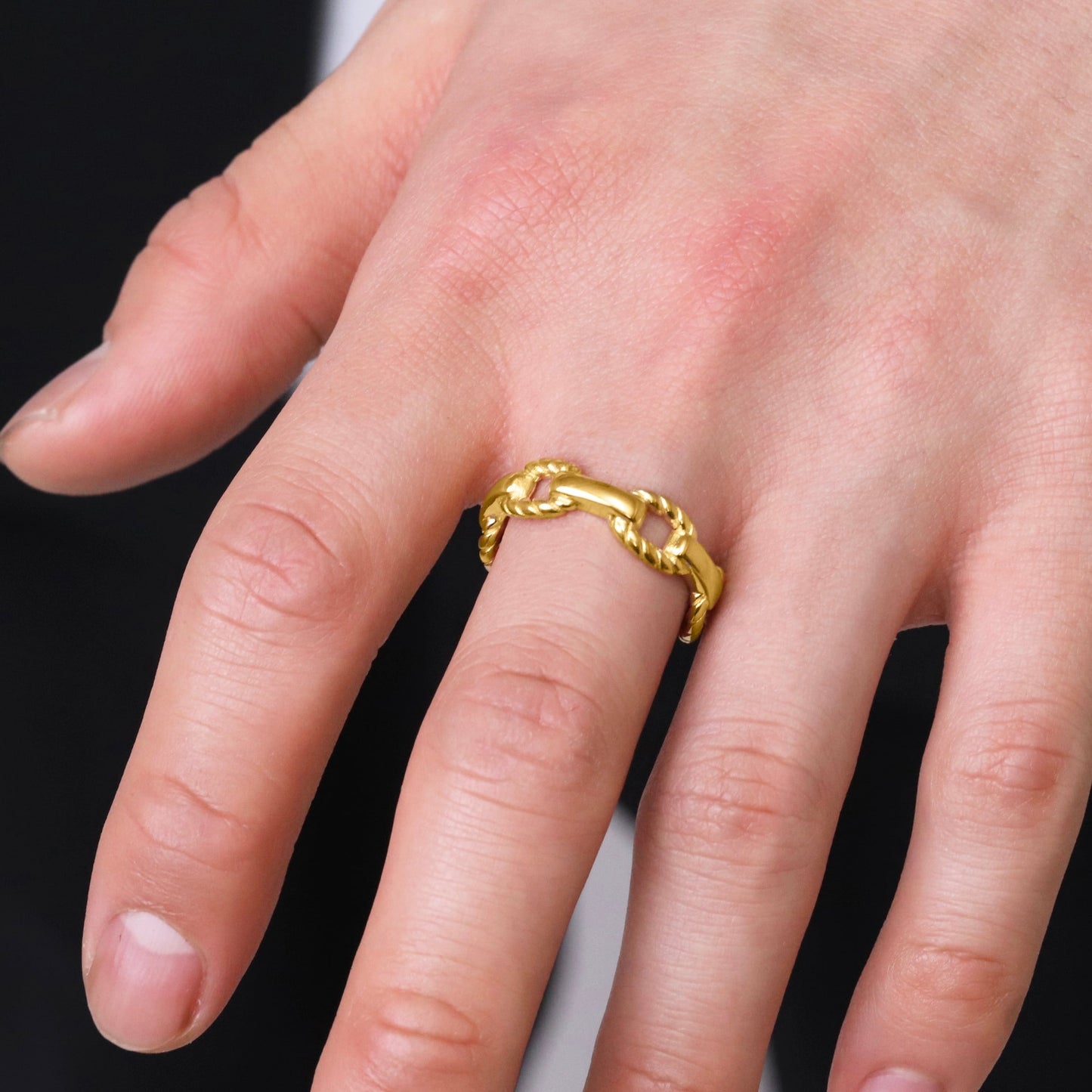 Vintage chain ring(cri0078g)