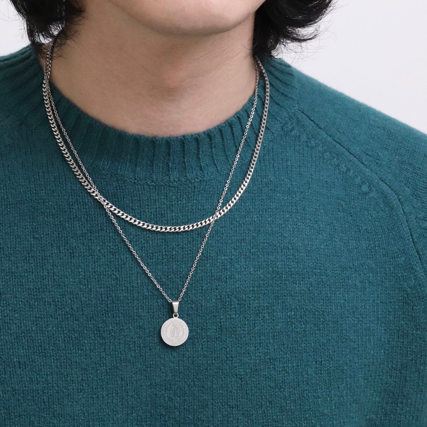 Maria coin necklace(cne0037s)
