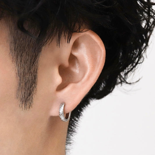 Hawaiian scroll hoop pierce(Hpi0006s)