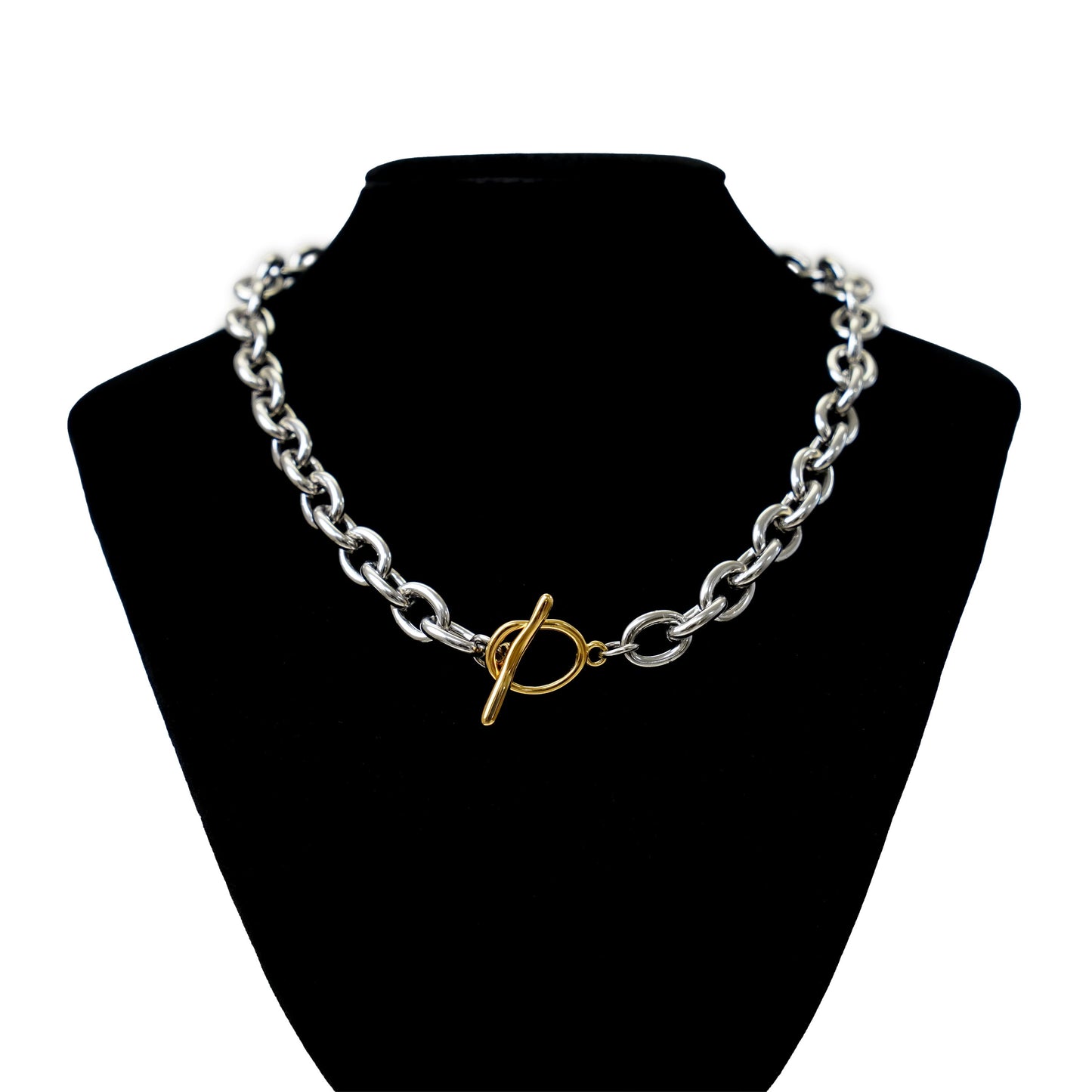 Unique cable chain necklace(cne0099b)