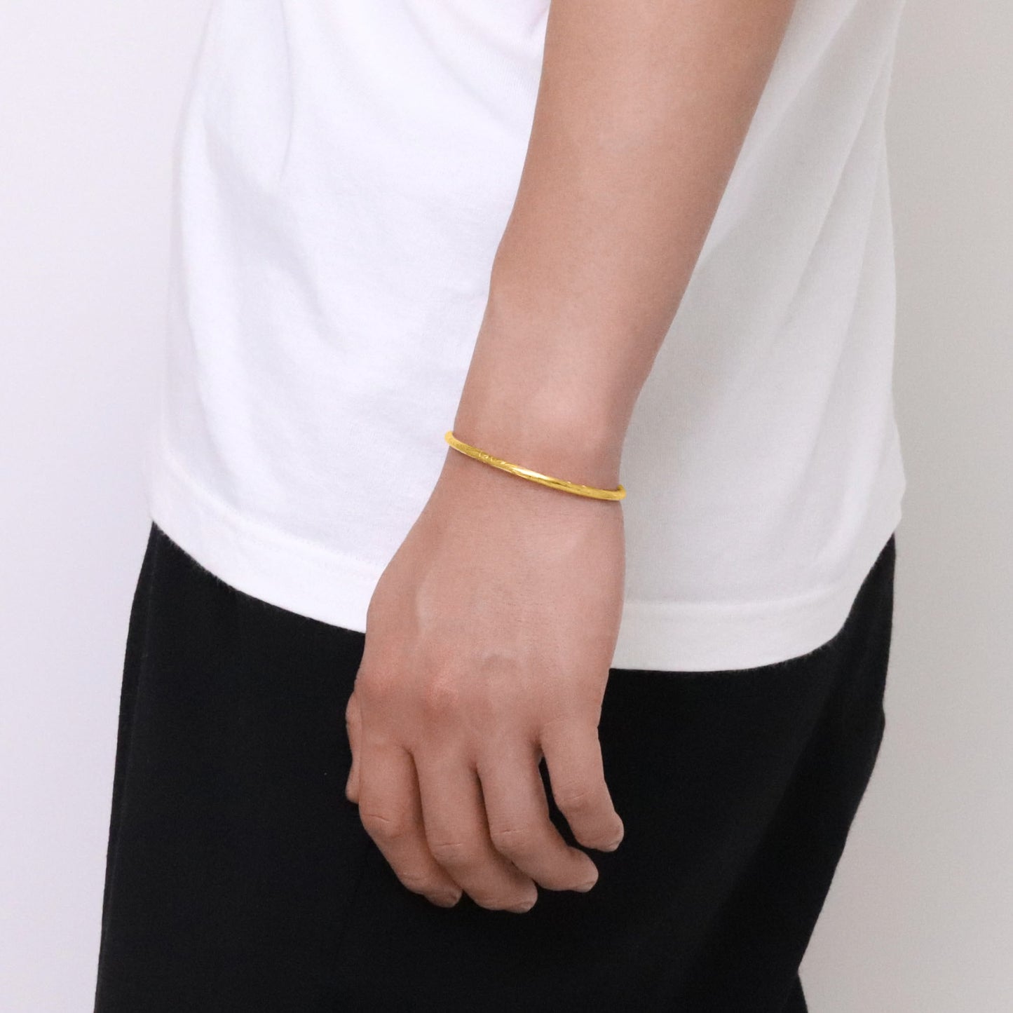 Hawaiian plumeria round bangle(Hba0005g)