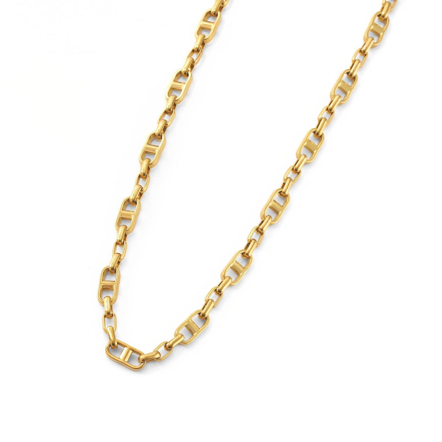 Round anker chain necklace(cne0067g)