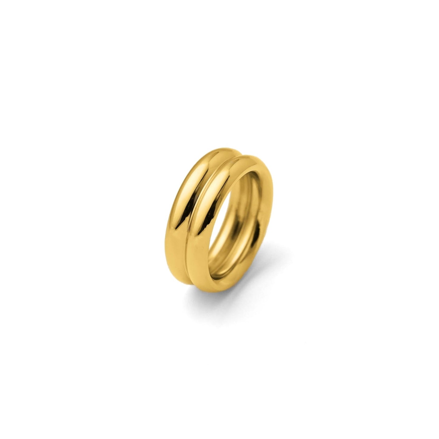 Double big hoop ring(rri0079g)