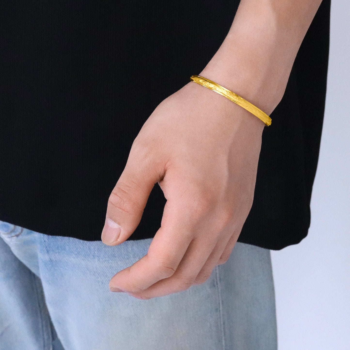 Hawaiian plumeria bangle(Hba0003g)