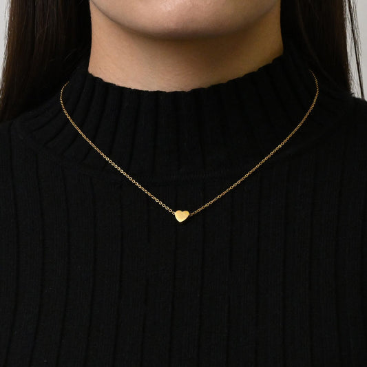 Tiny heart necklace(rne0058g)