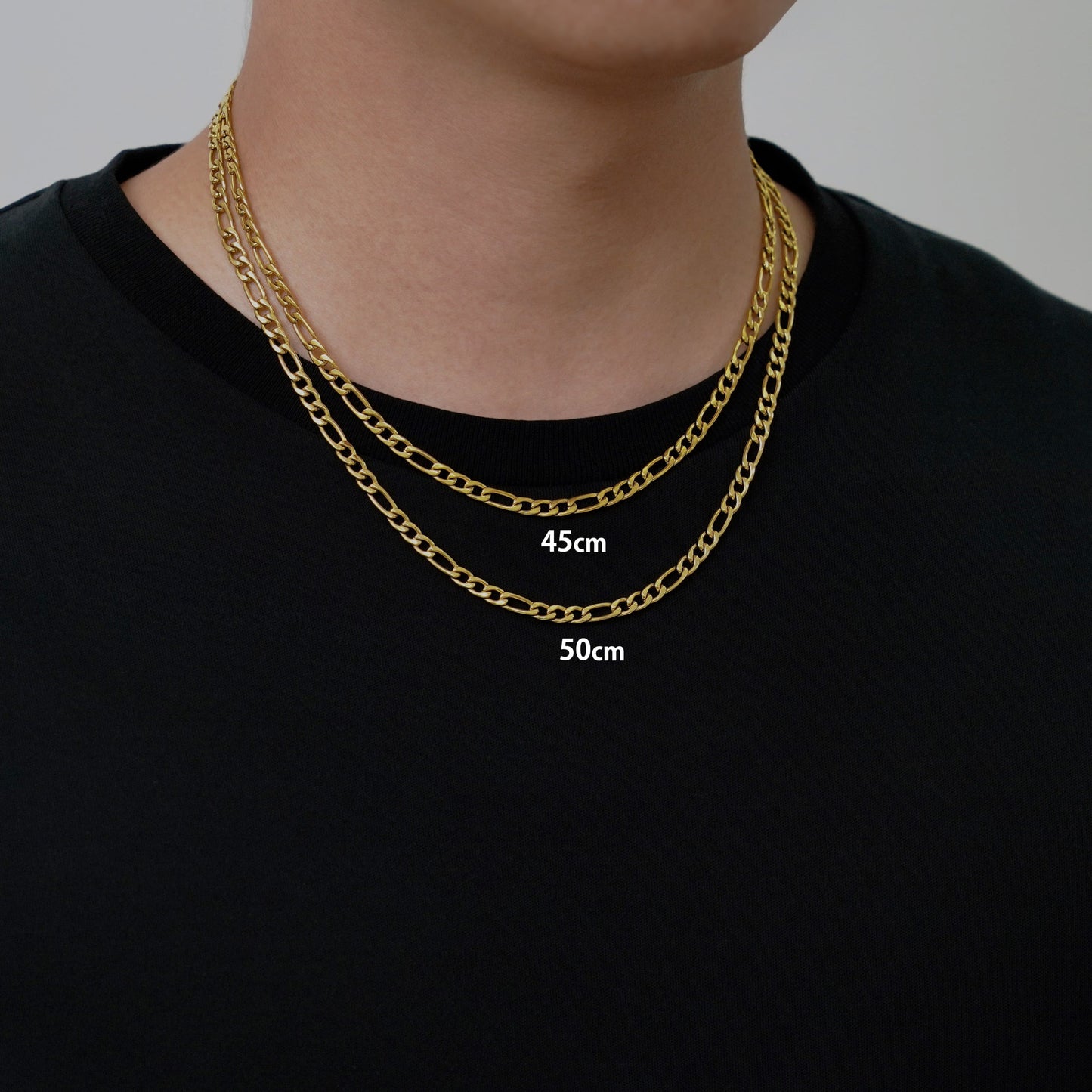 Figaro chain necklace(cne0018g)