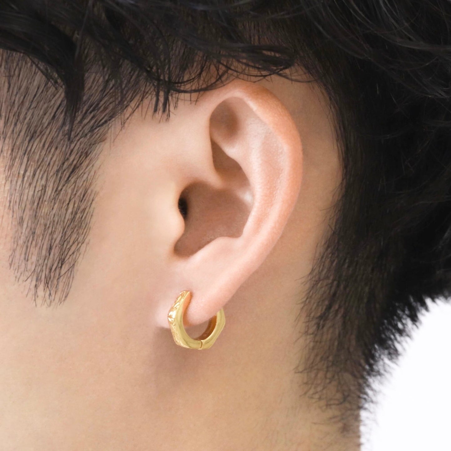 Hawaiian scroll hexagon pierce(Hpi0001g)