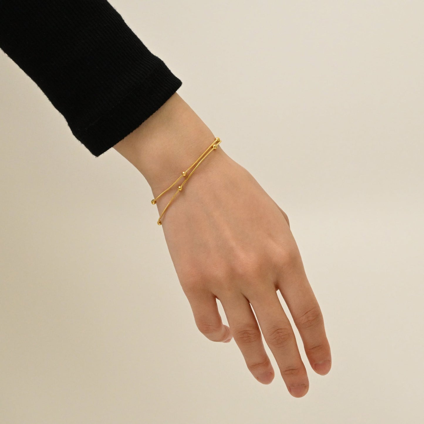 Ball snake chain bracelet(rbr0027g)