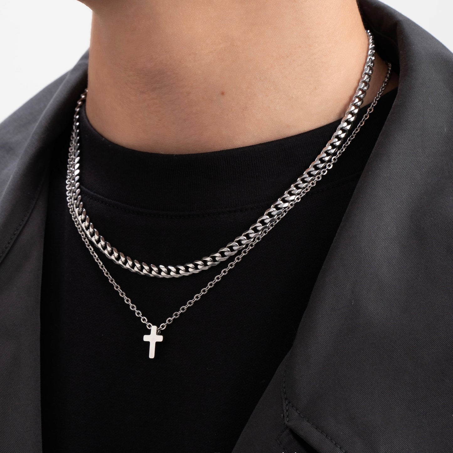 Small cross necklace(cne0046s)