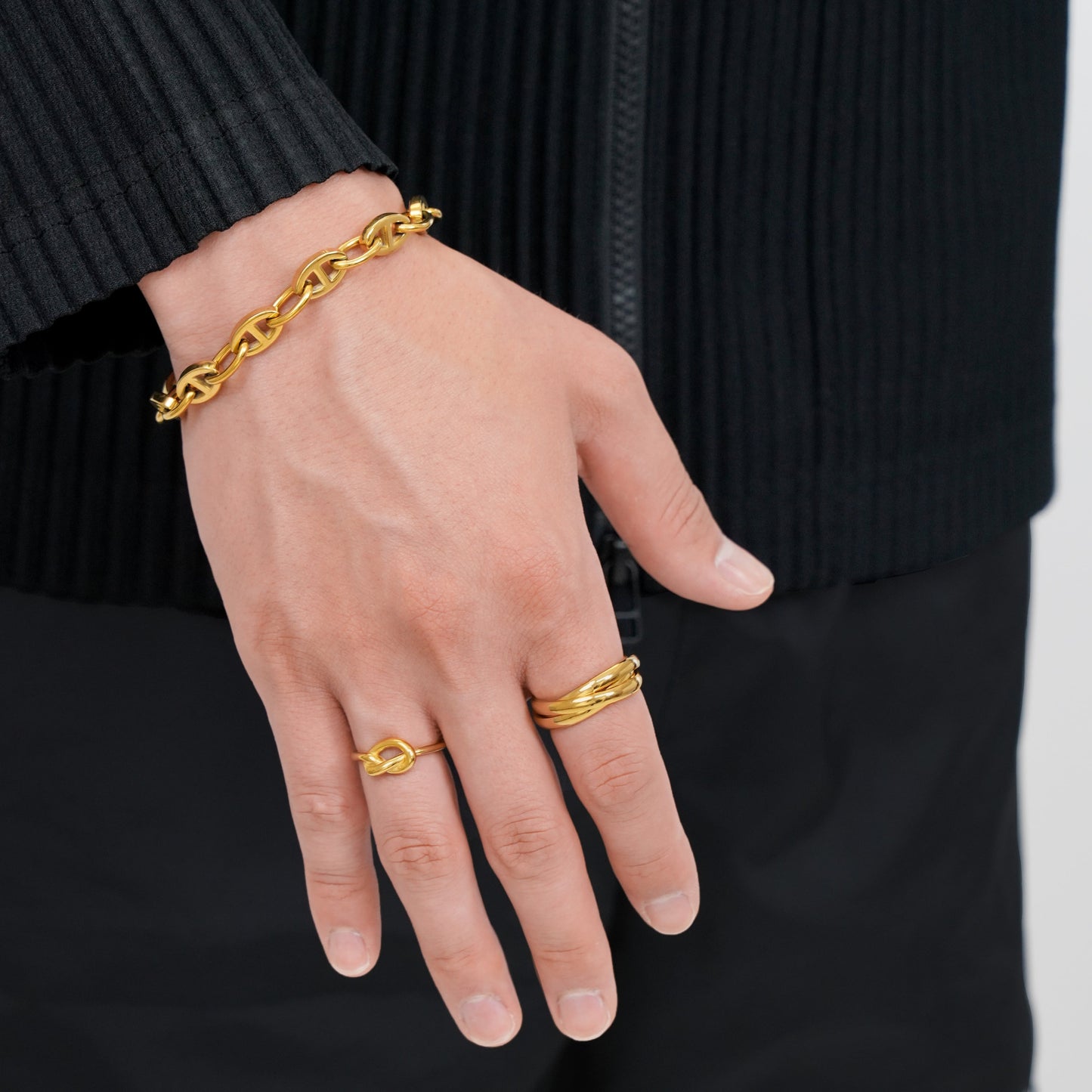 Anker chain bracelet(cbr0001g)