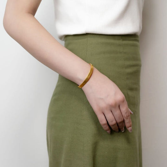 Flat snake chain bracelet(rbr0009g)