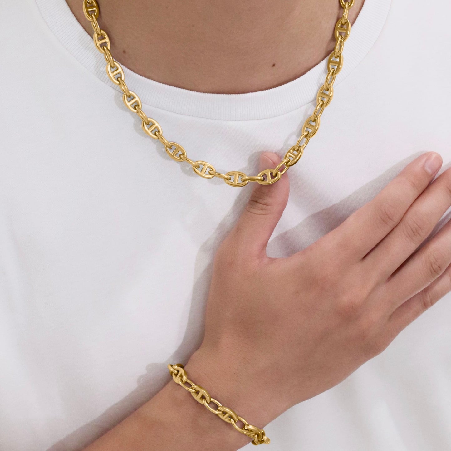 Anker chain bracelet(cbr0001g)
