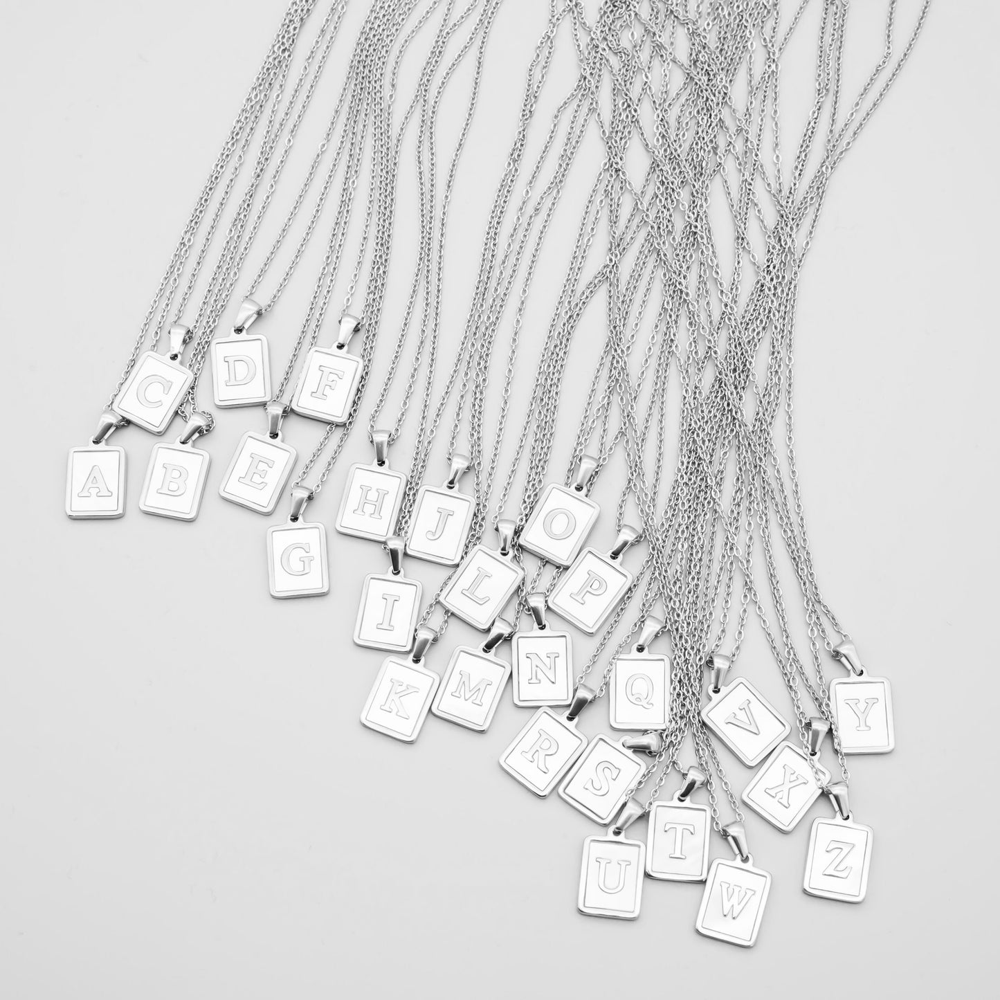 Alphabet shell necklace(rne0115s)