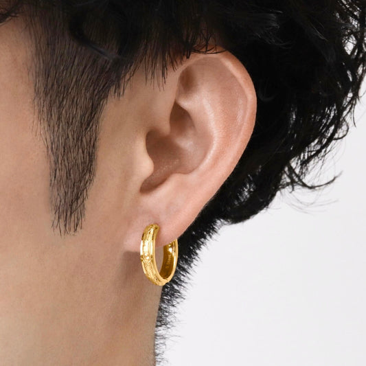 Hawaiian plumeria hoop pierce(Hpi0003g)